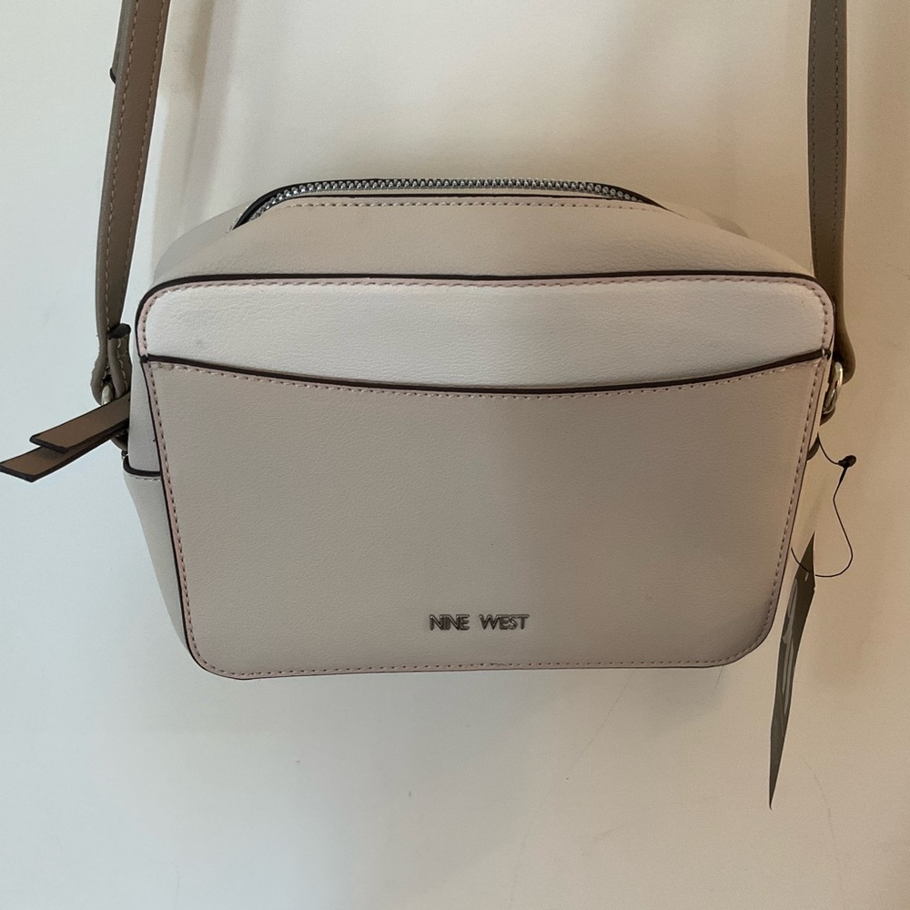Nine West Light Taupe Convertible Crossbody Bag